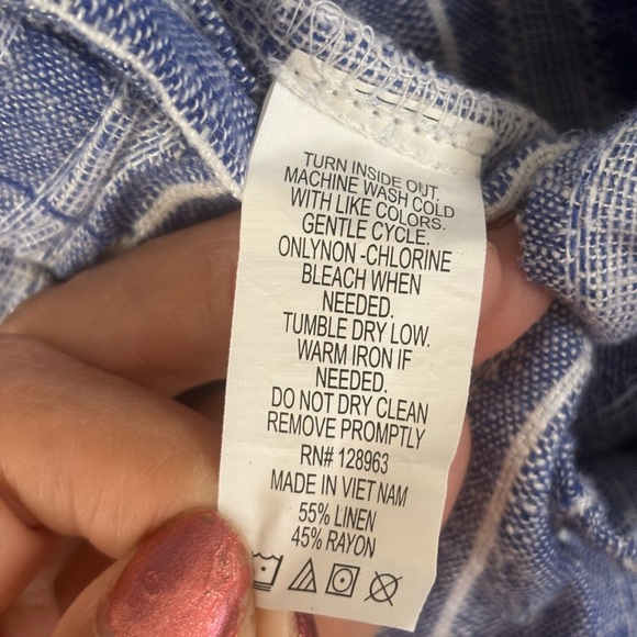 Indigo Rein Blue Jumpsuit with Wide Legs and Tie Belt - Picture 7 of 9